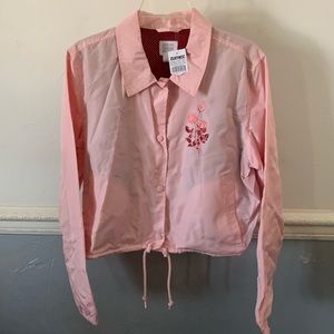 Pink windbreaker